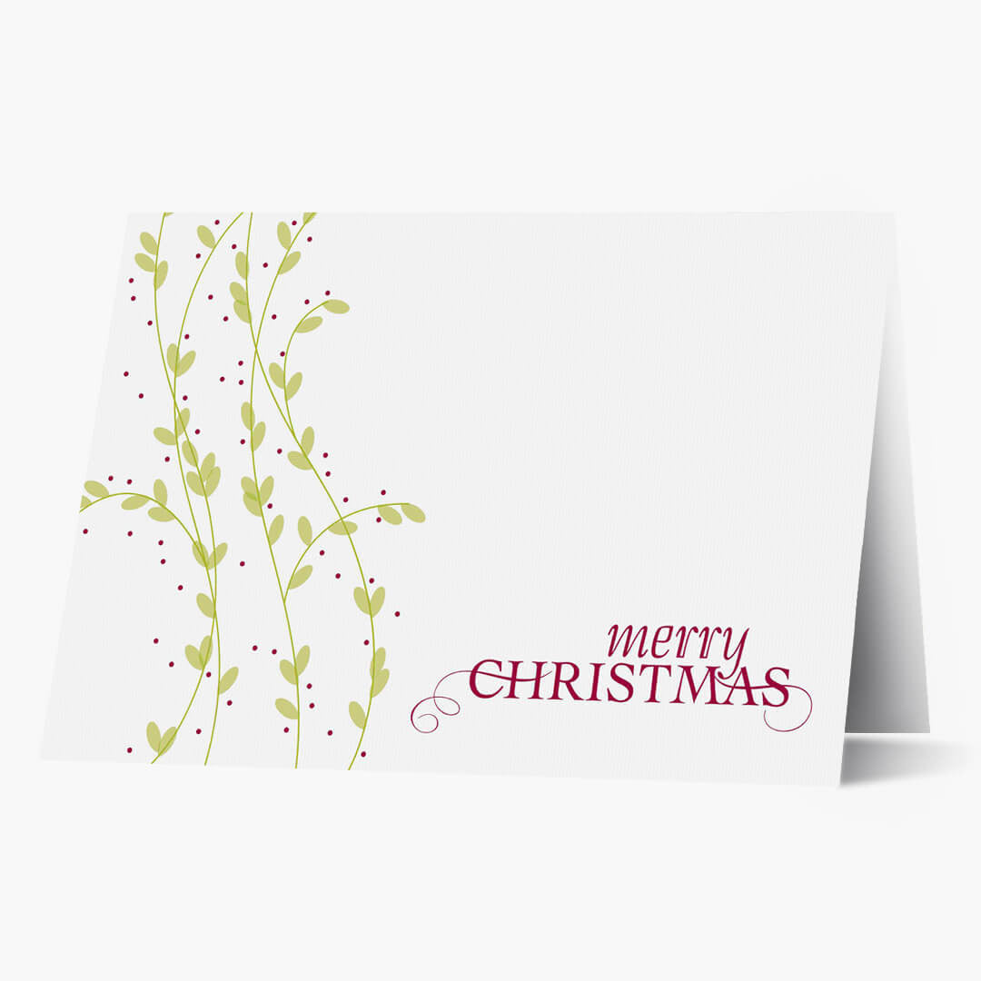Merry Christmas Leaves