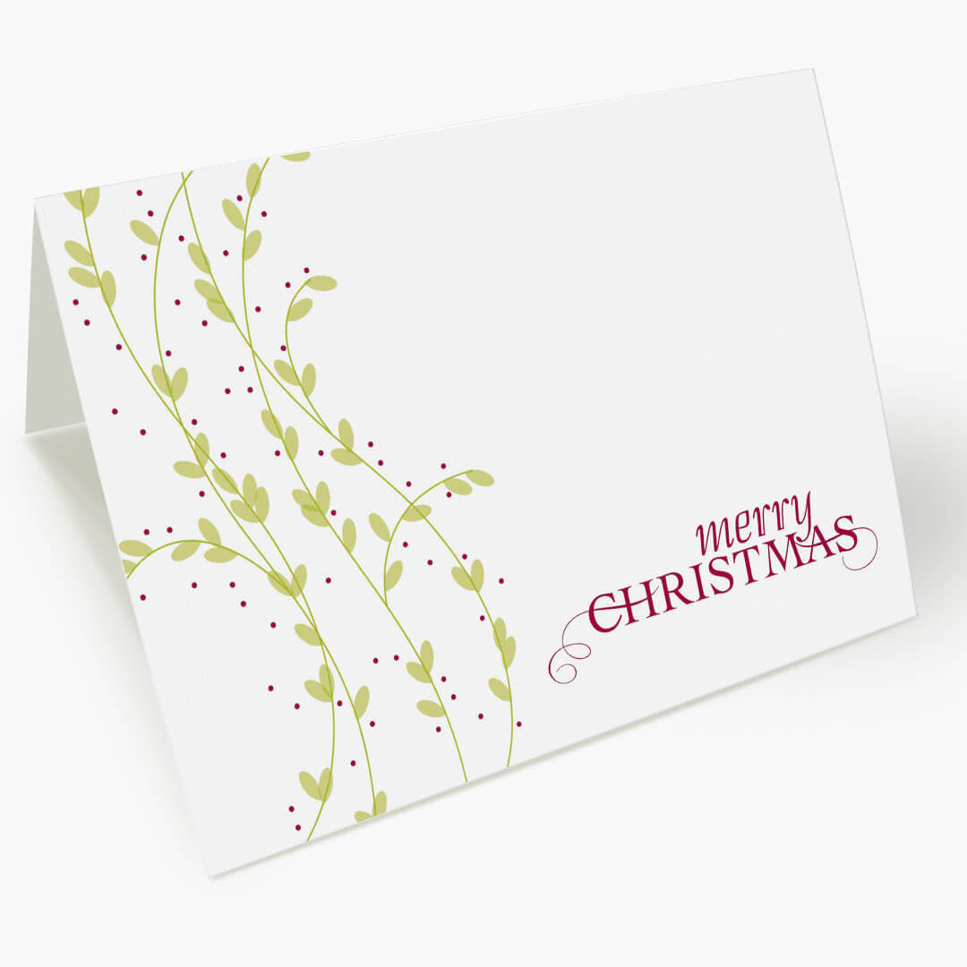 Merry Christmas Leaves