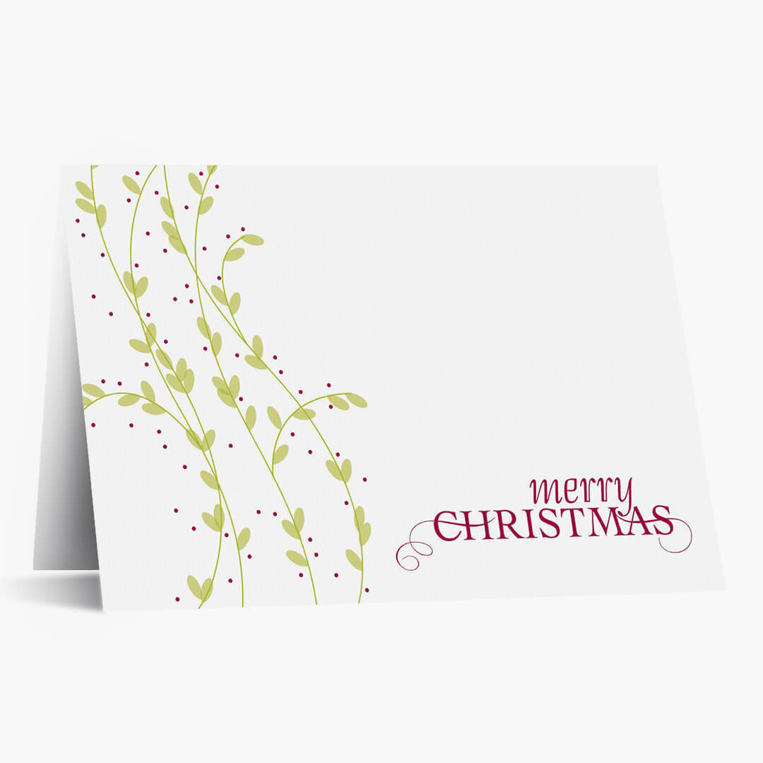 Merry Christmas Leaves