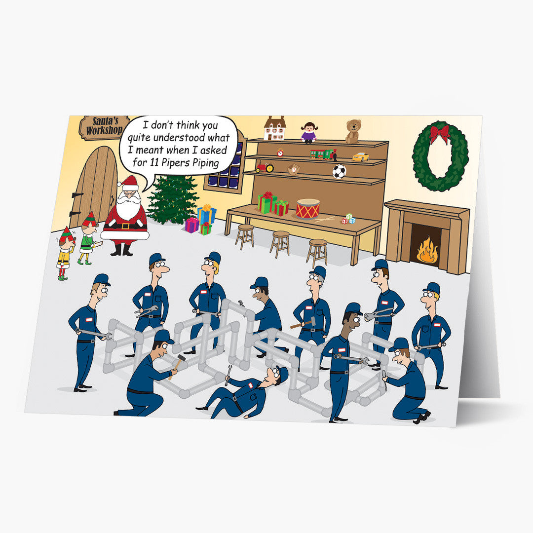 Eleven Pipers Piping