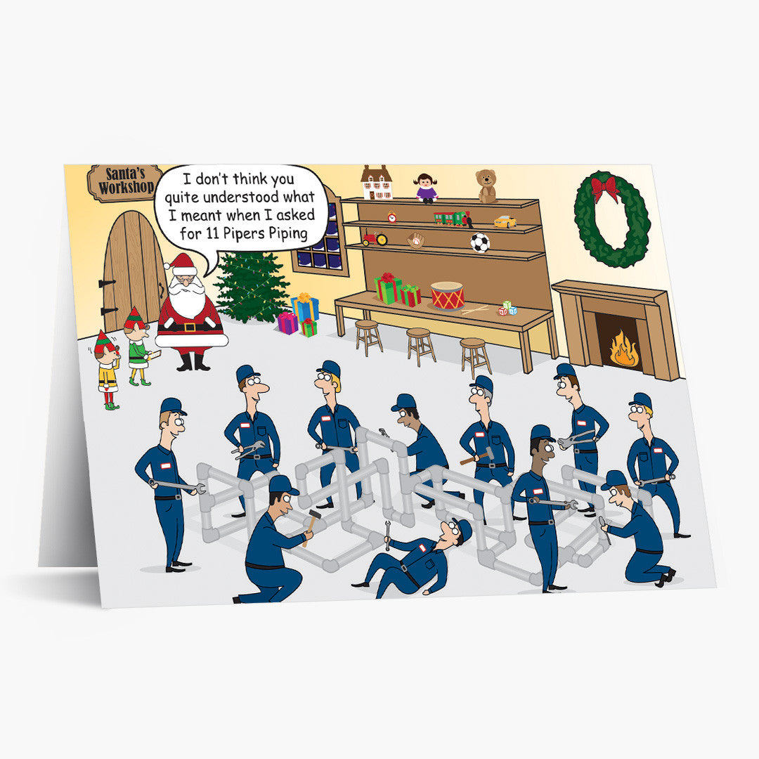 Eleven Pipers Piping