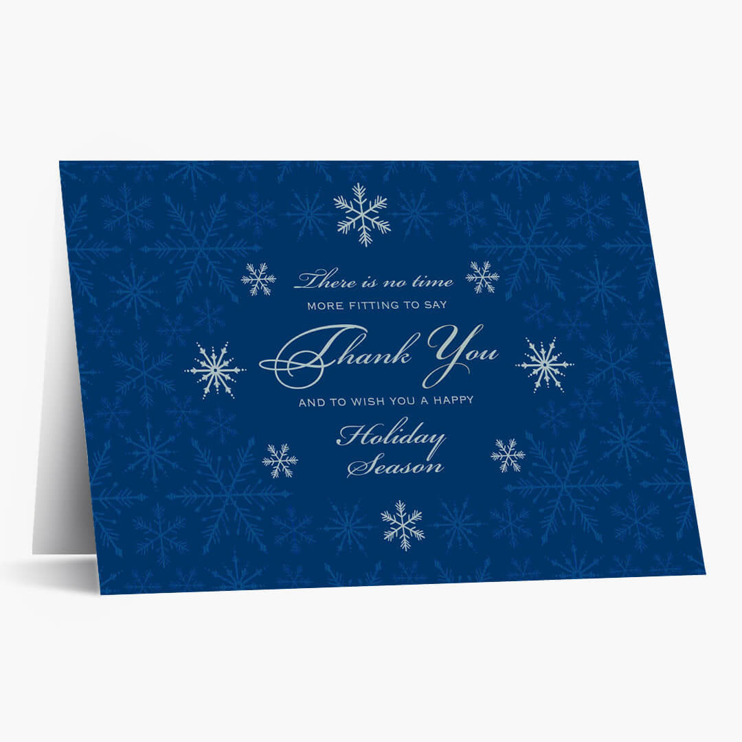 Snowflake Thank You Card