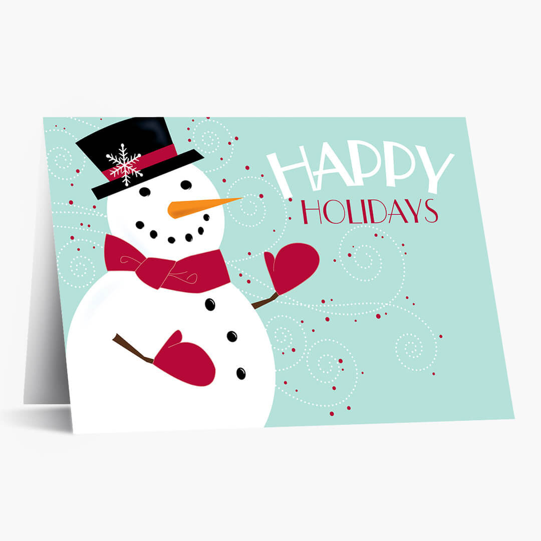 Happy Holidays Snowman