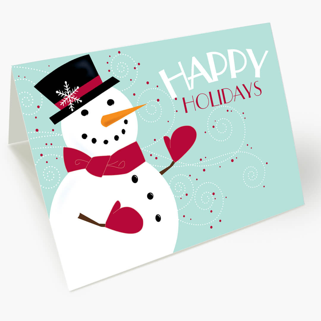 Happy Holidays Snowman