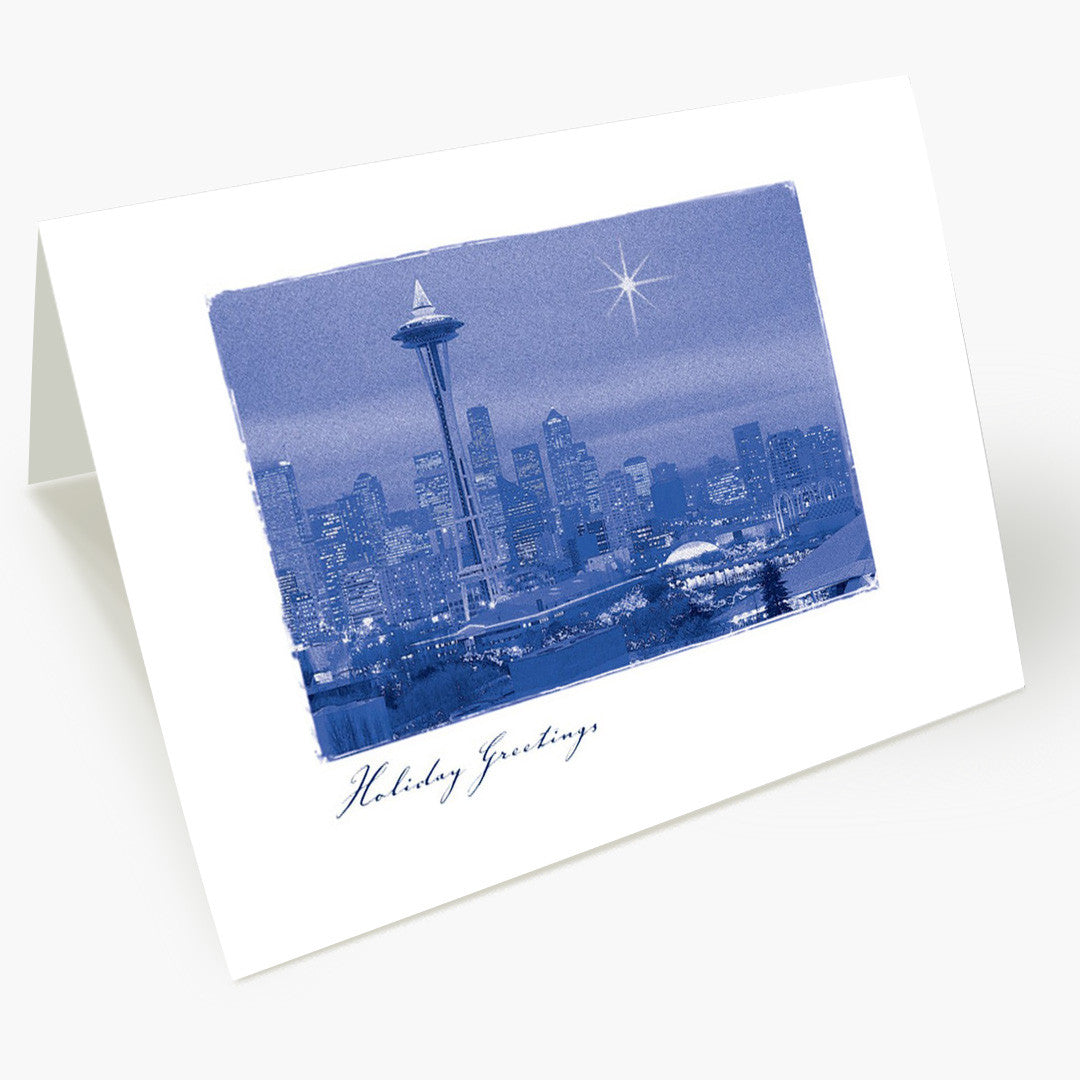 A Star Over Seattle Holiday Card