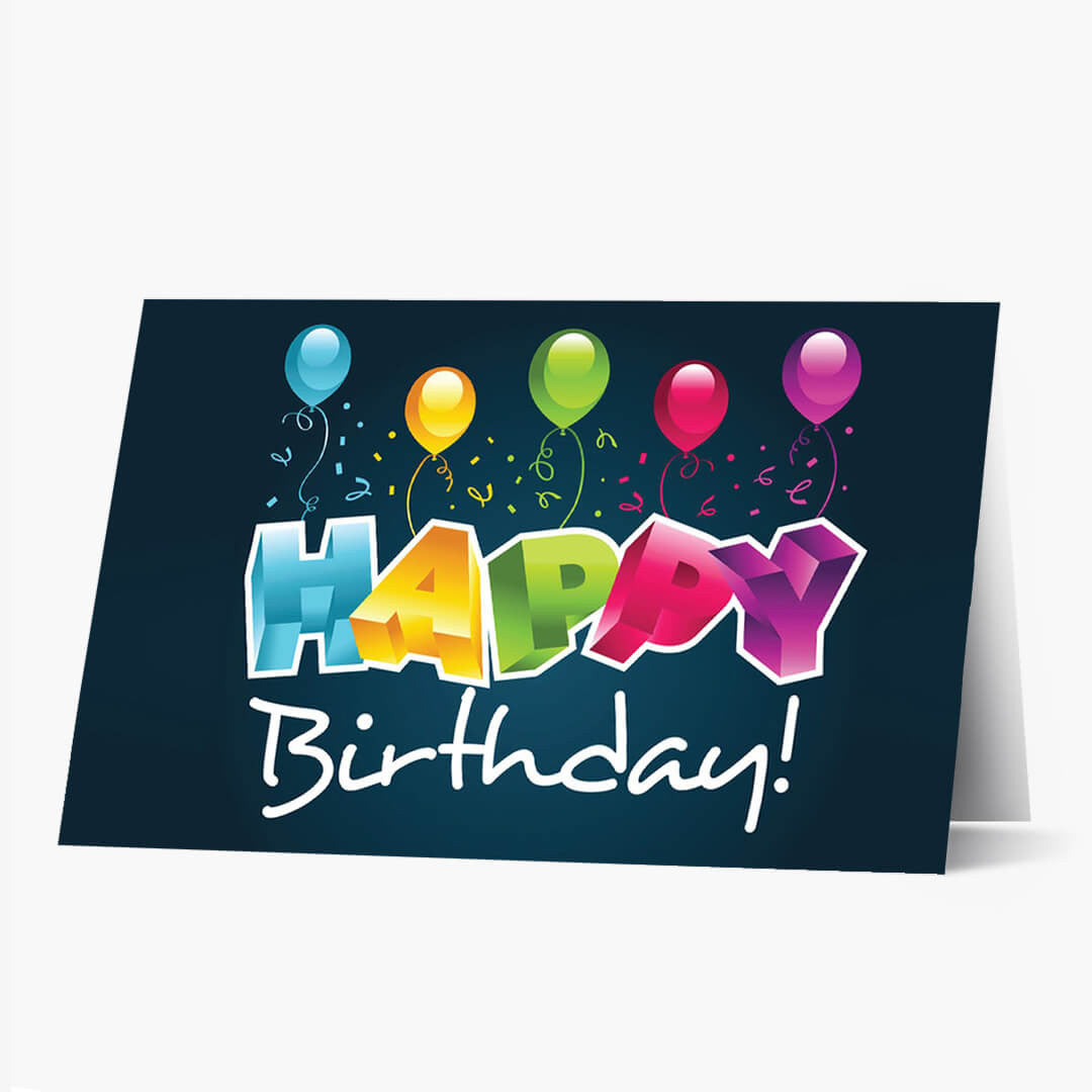 3D Birthday Greeting Card