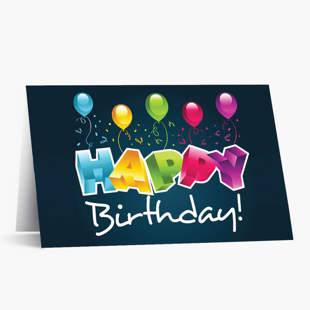 3D Birthday Greeting Card
