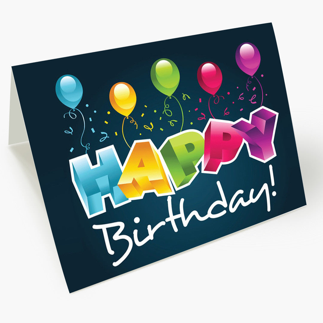 3D Birthday Greeting Card
