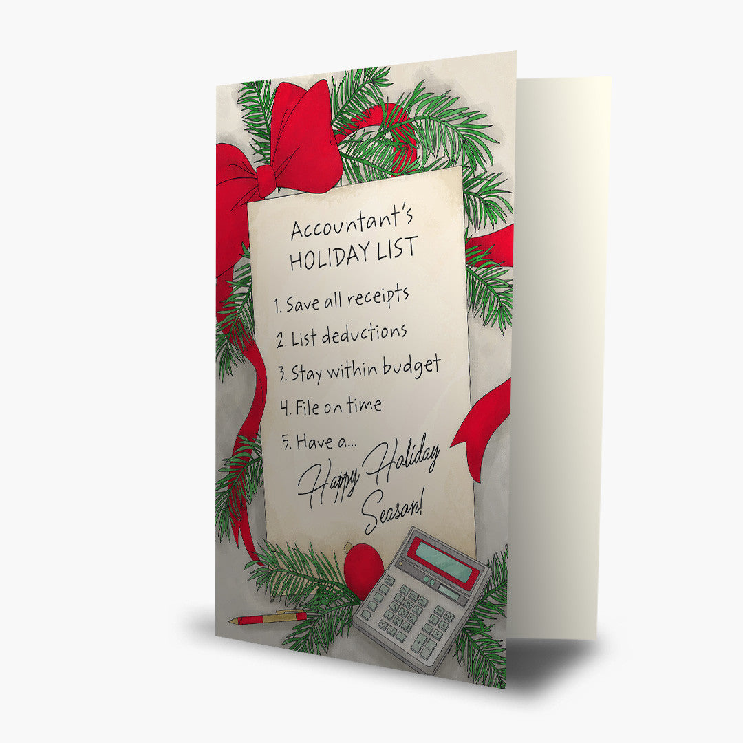 Accountant's List Christmas Card