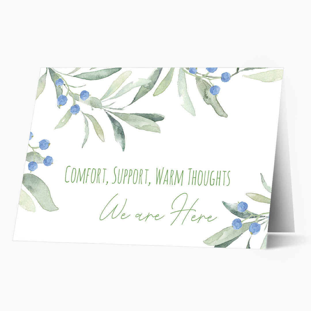Comfort, Support, Warm Thoughts