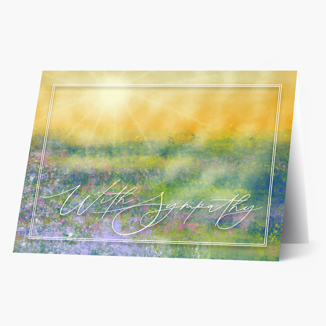 Field of Flowers With Sympathy