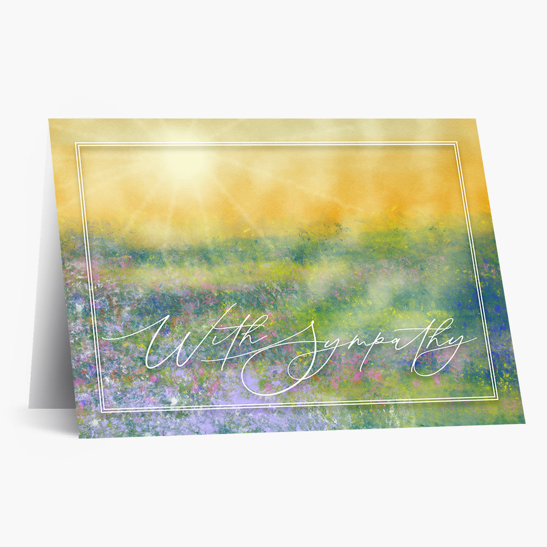 Field of Flowers With Sympathy