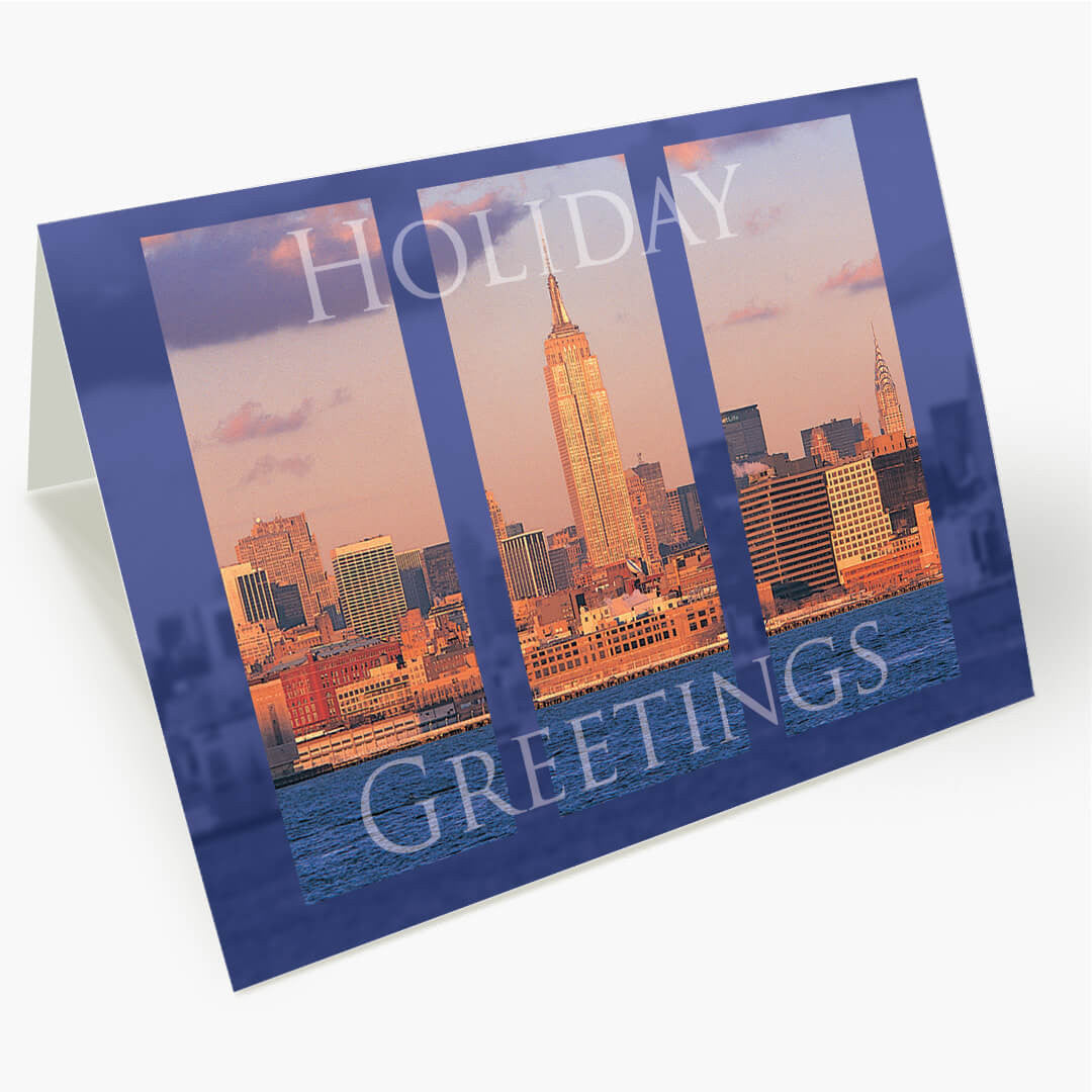 New York Cityscape Christmas Card