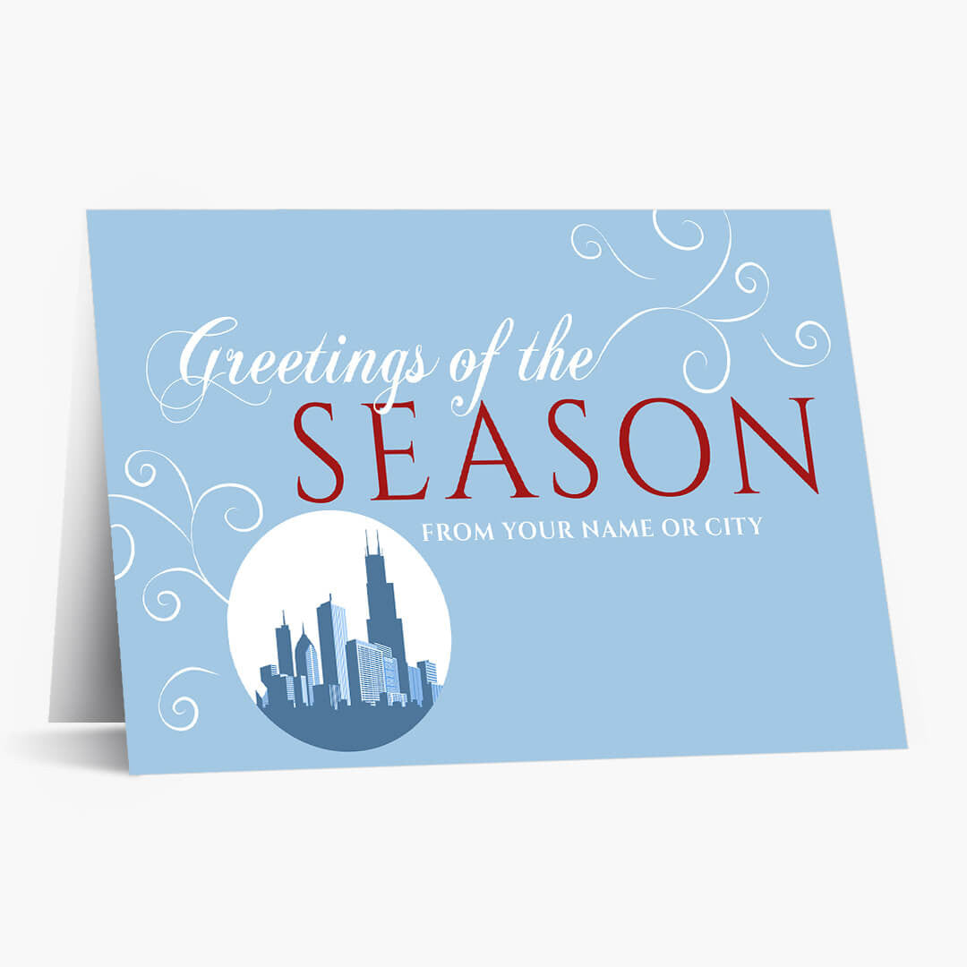 A Chicago Greeting Christmas Card