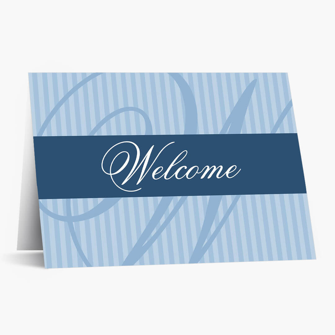 A Classic Welcome Card