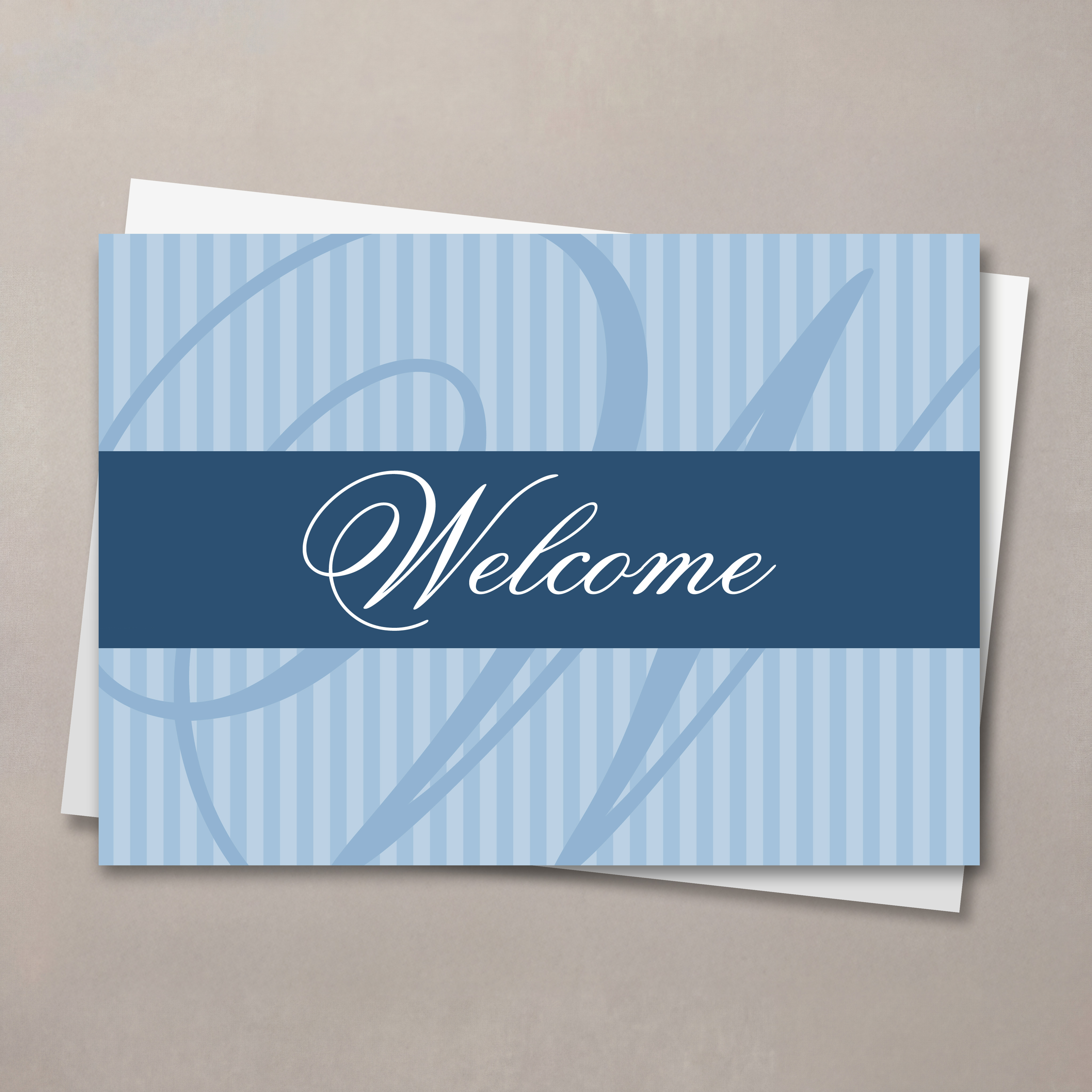 A Classic Welcome Card