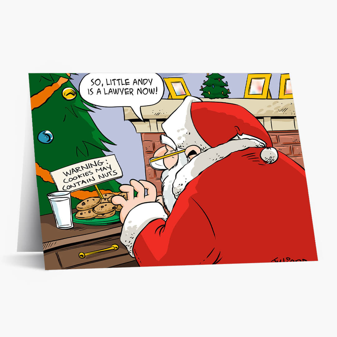 A Future Lawyer Christmas Card