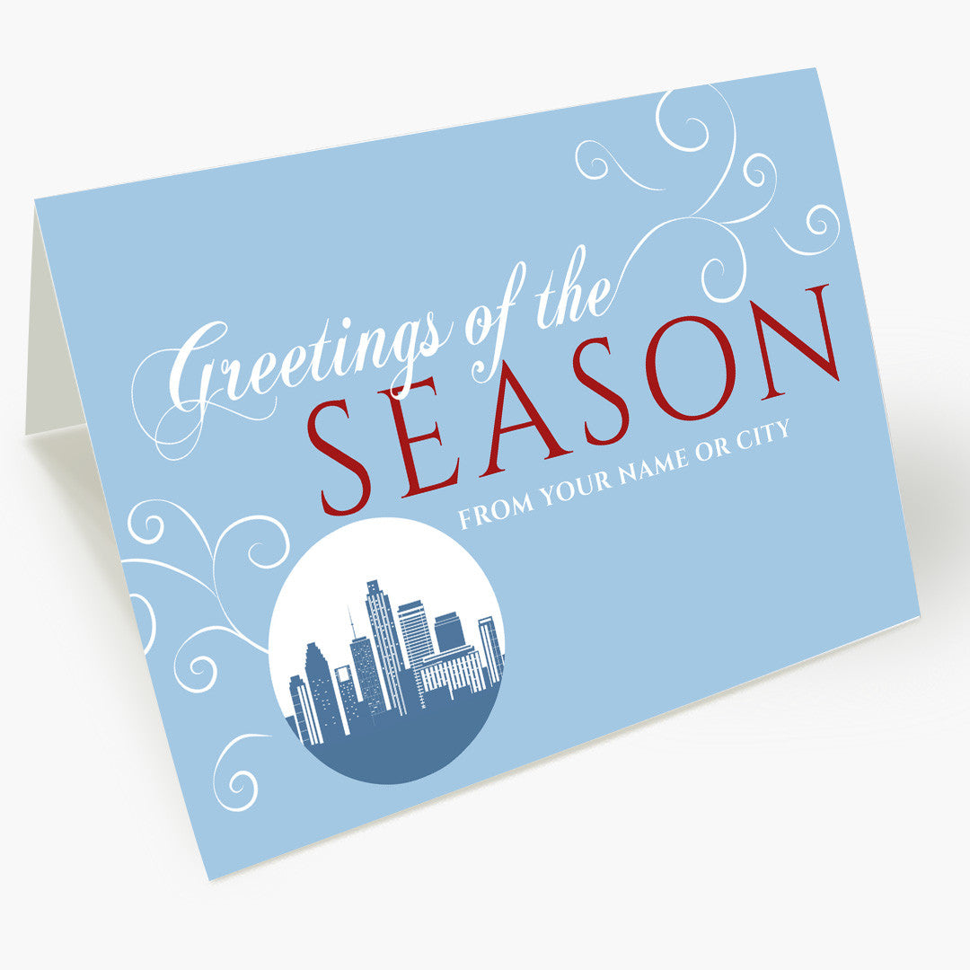 A Houston Greeting Christmas Card
