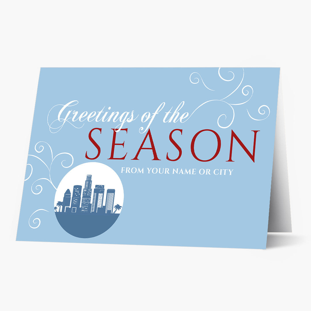 A Los Angeles Greeting Christmas Card