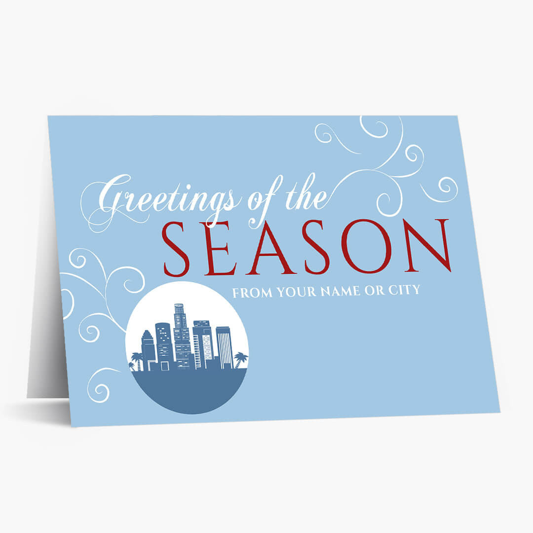 A Los Angeles Greeting Christmas Card