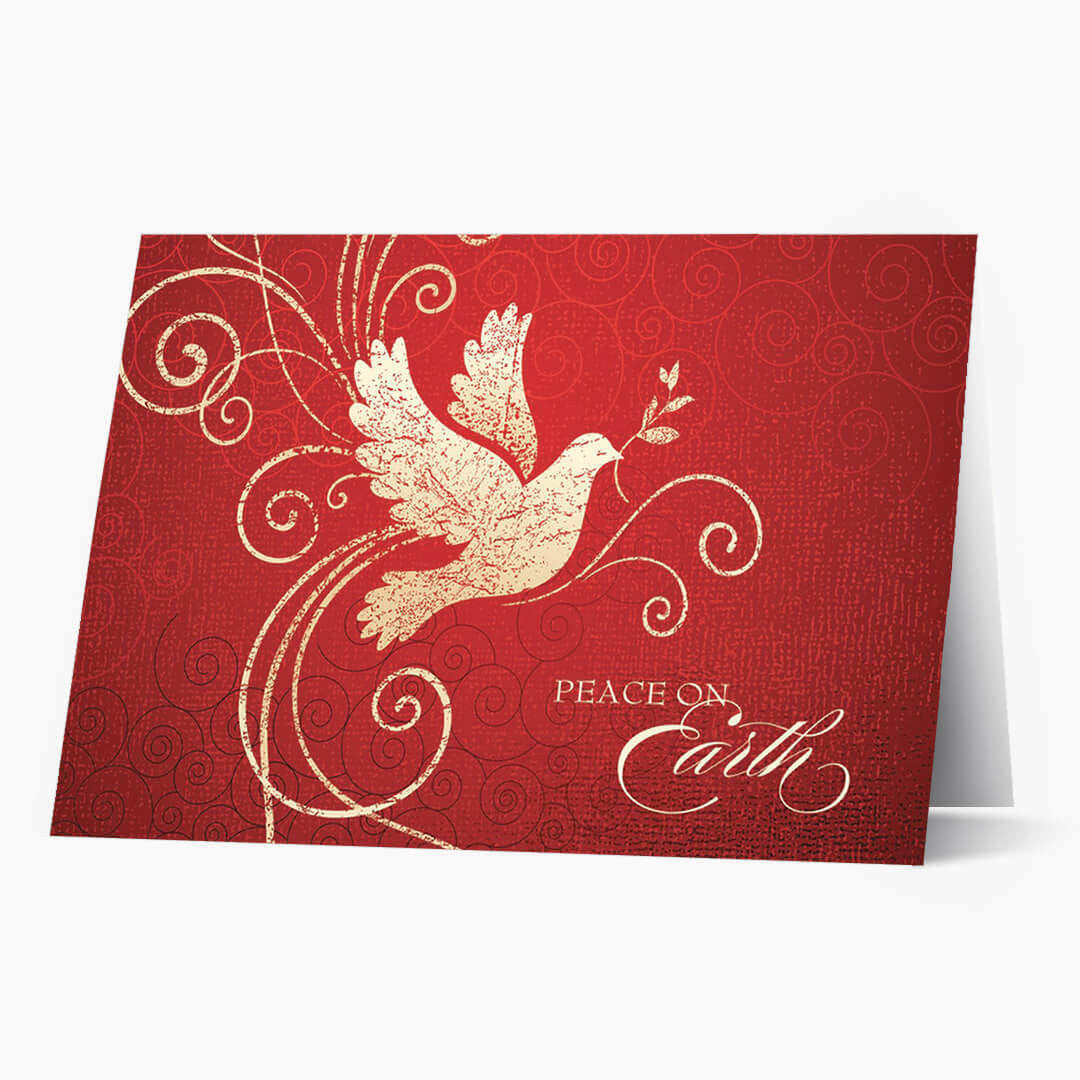 A Peaceful Dove Christmas Card