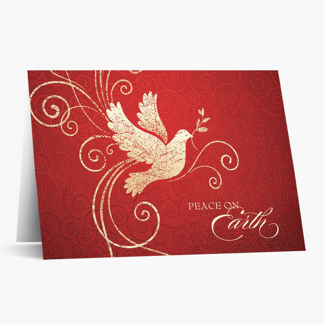 A Peaceful Dove Christmas Card