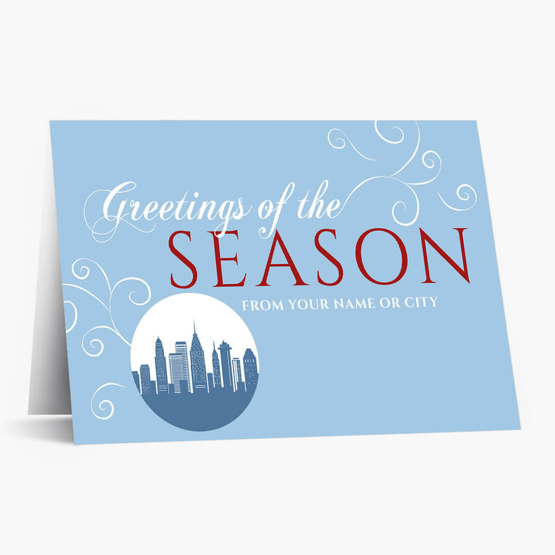A Philadelphia Greeting Christmas Card