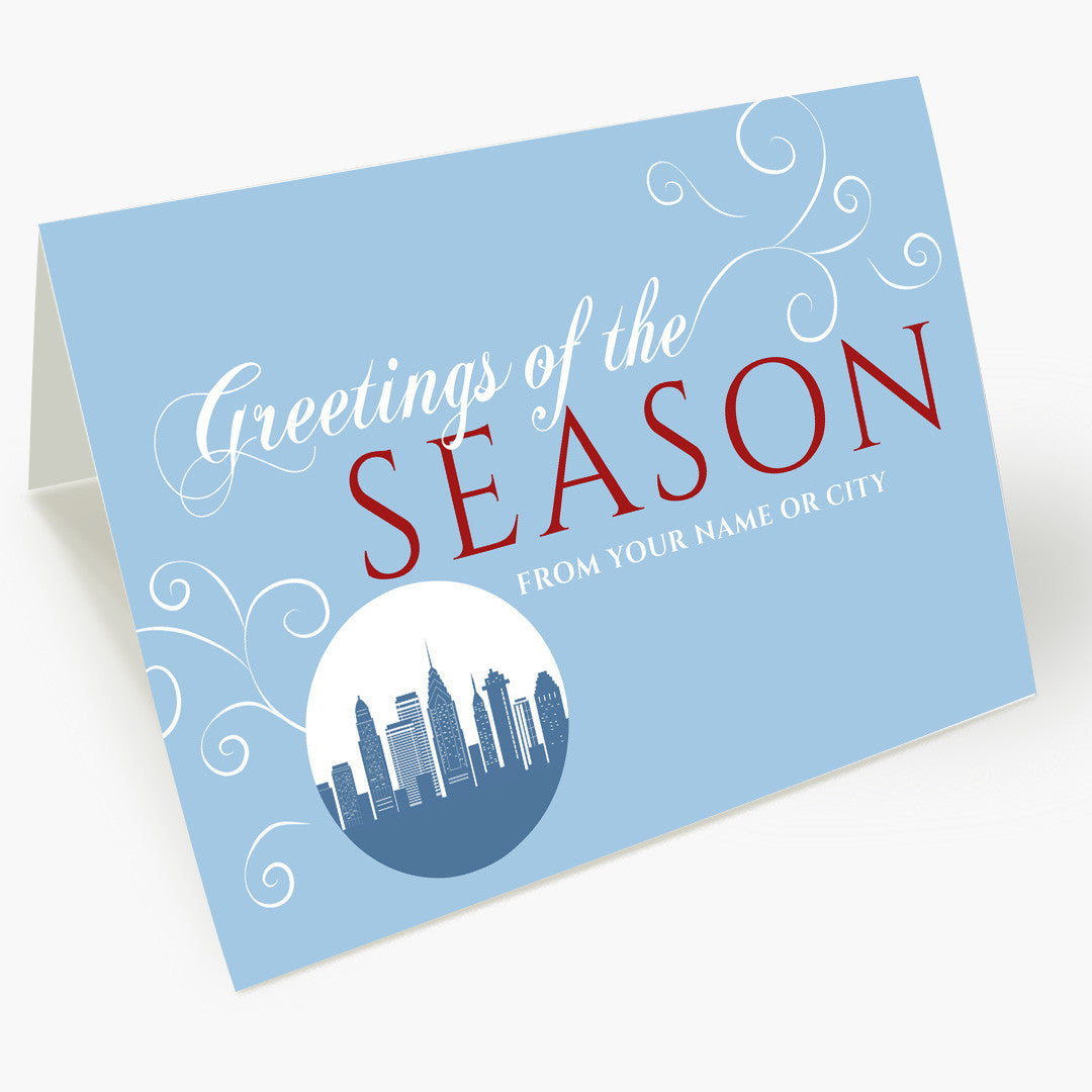A Philadelphia Greeting Christmas Card