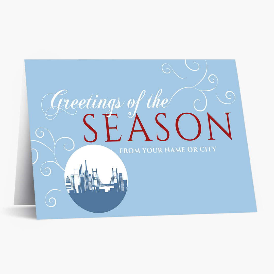 A San Francisco Greeting Christmas Card
