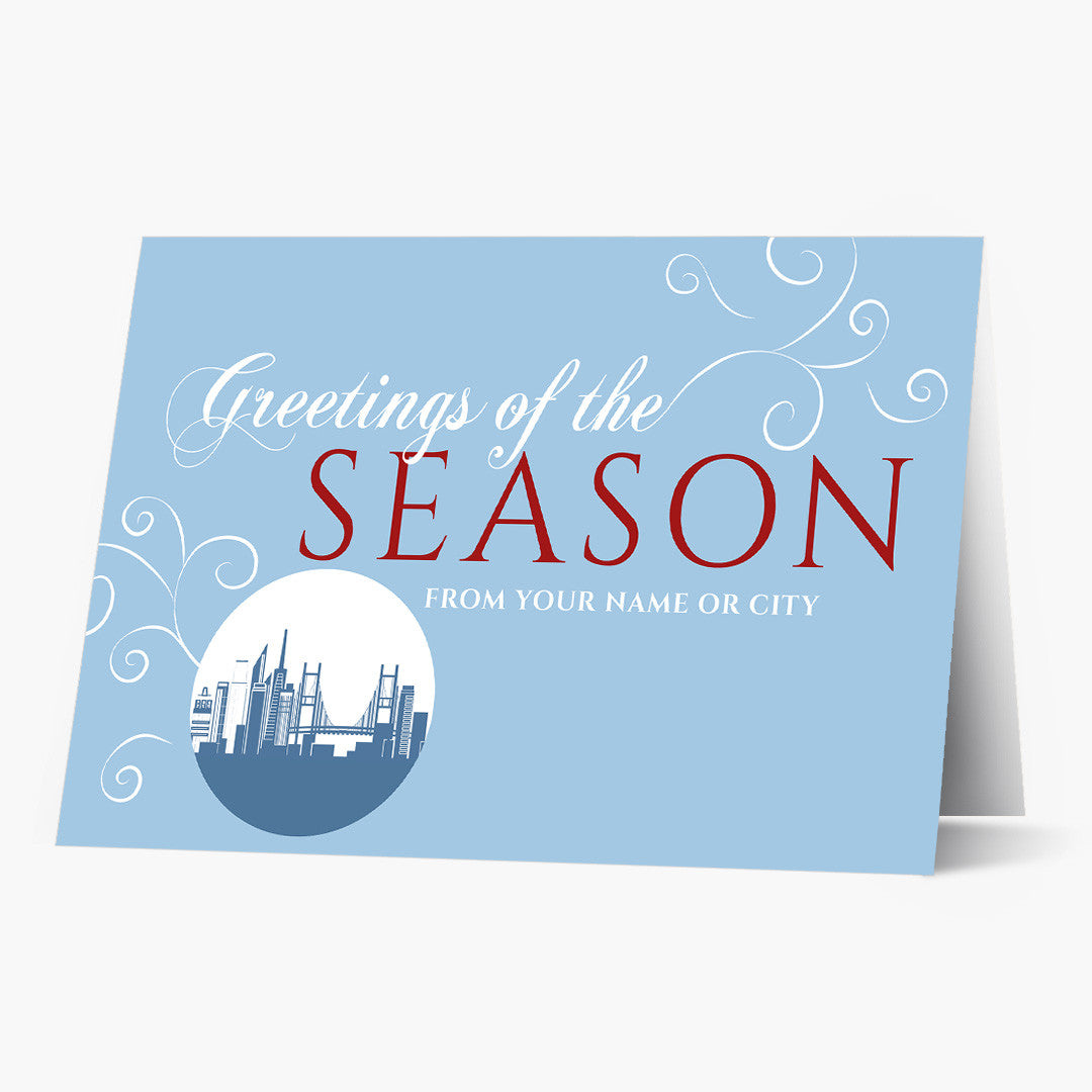 A San Francisco Greeting Christmas Card