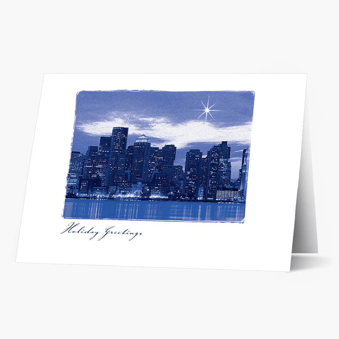 A Star Over Boston Holiday Card