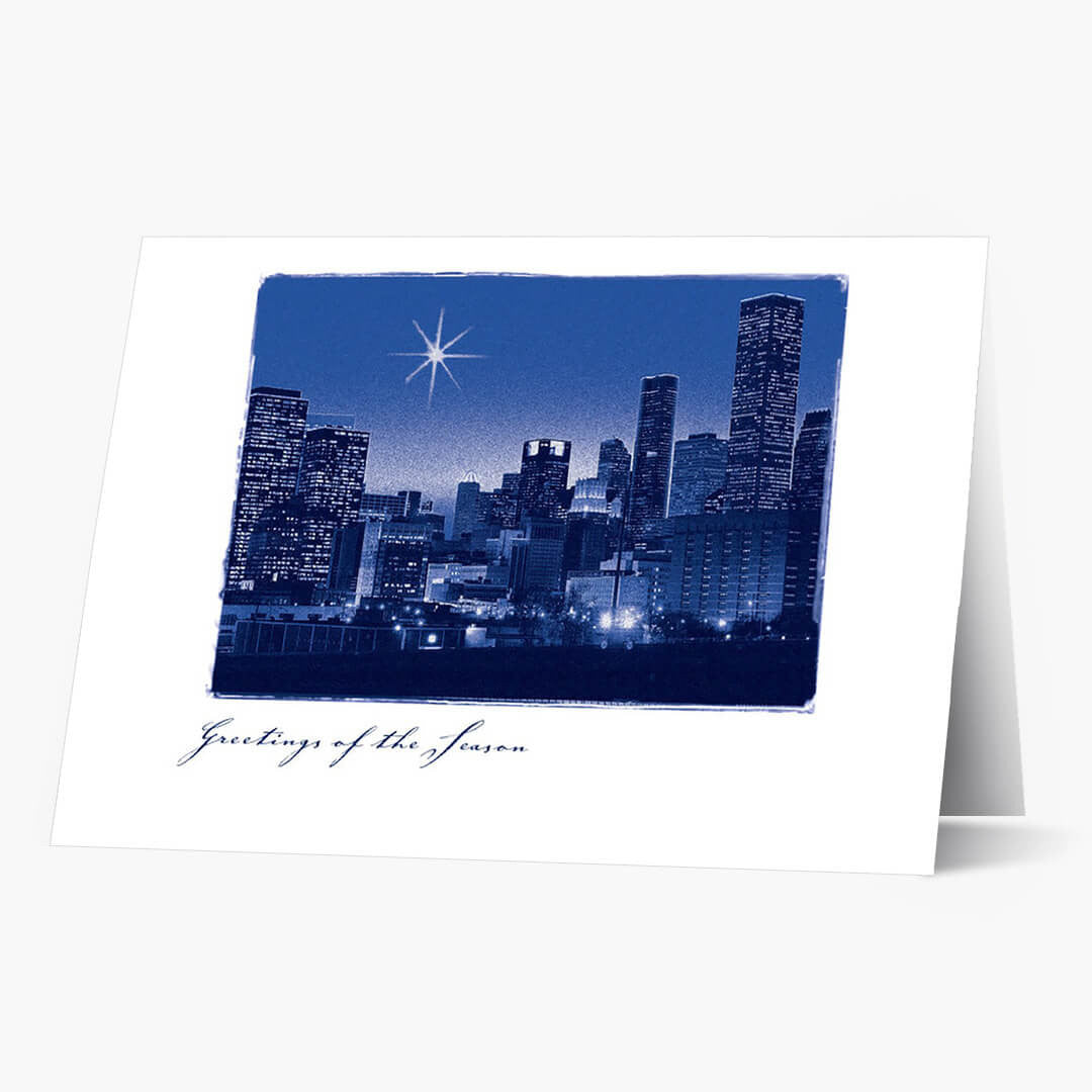 A Star Over Houston Holiday Card