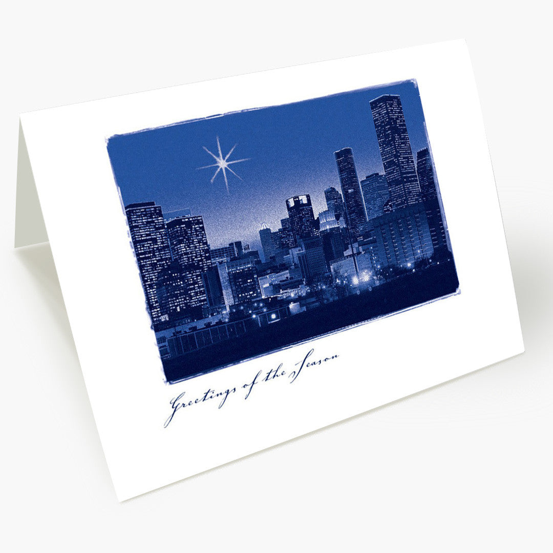 A Star Over Houston Holiday Card