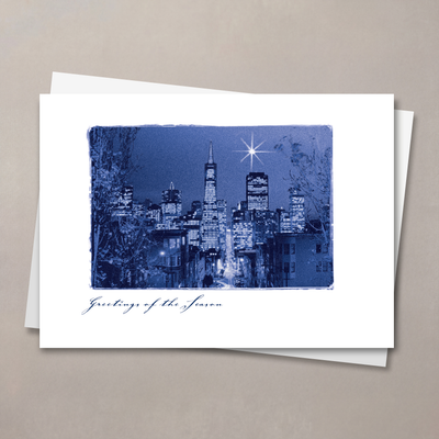 A Star Over San Francisco Holiday Card