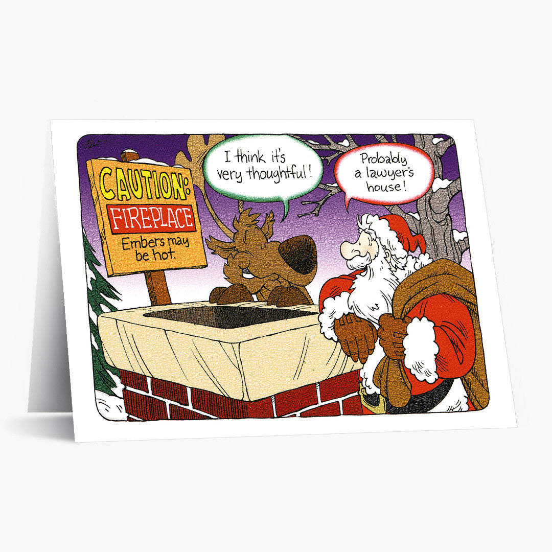 A Thoughtful Lawyer Christmas Card