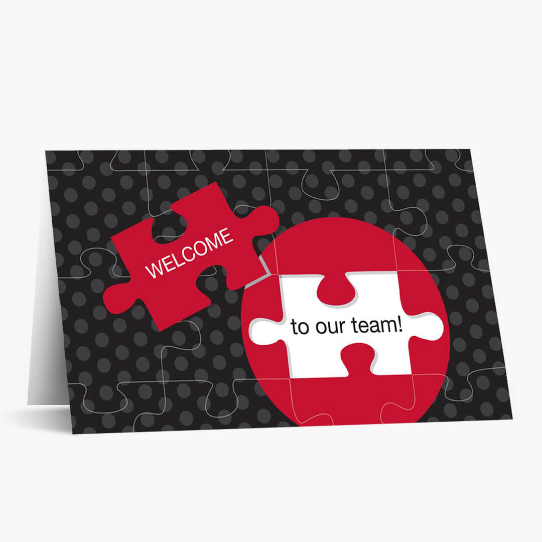 A Welcome Puzzle Card