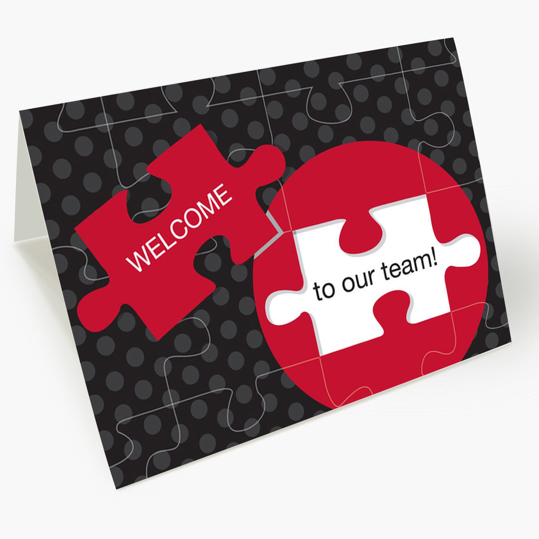 A Welcome Puzzle Card