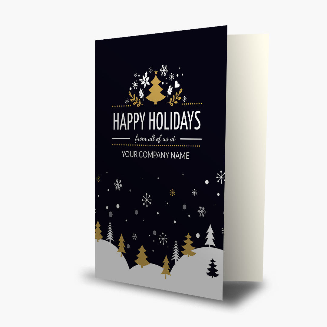 A Winter Greeting Holiday Card