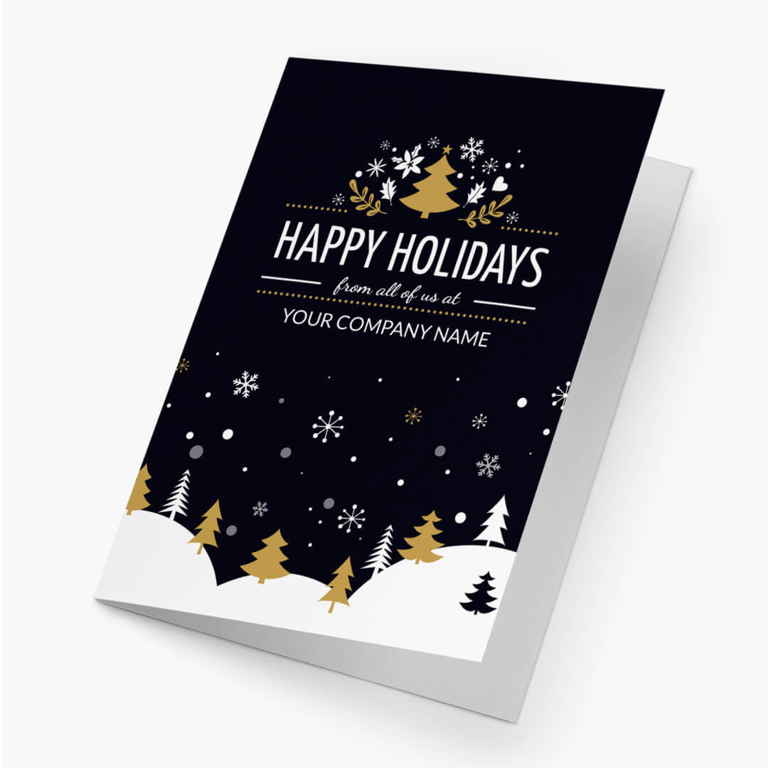 A Winter Greeting Holiday Card