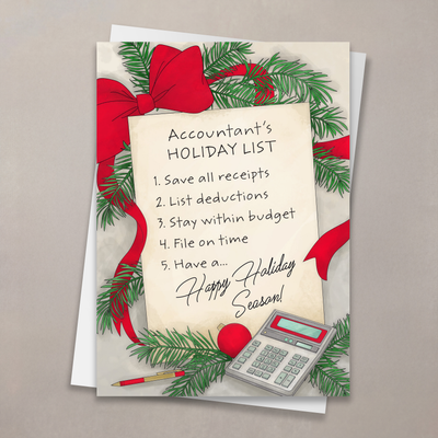 Accountant's List Christmas Card