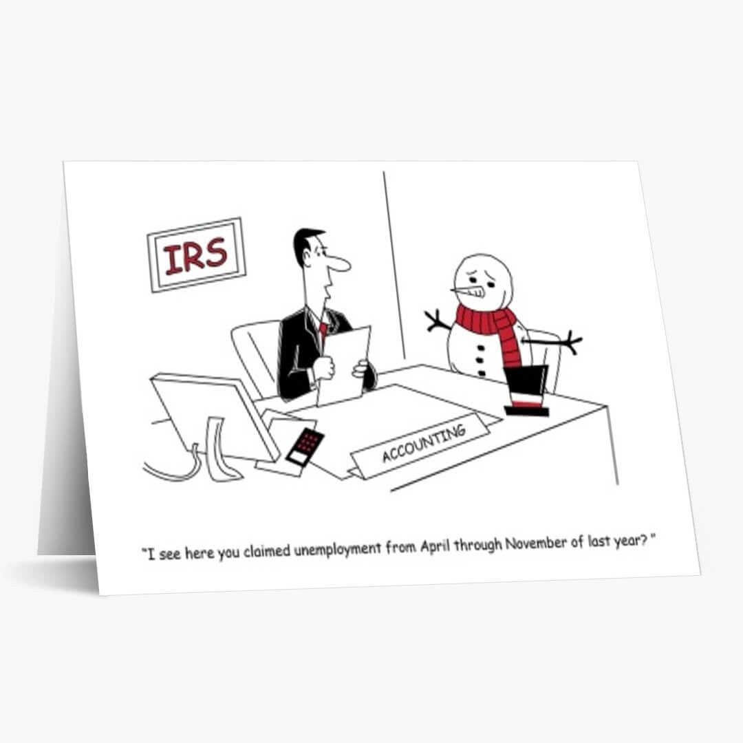 Accounting Claims Christmas Card