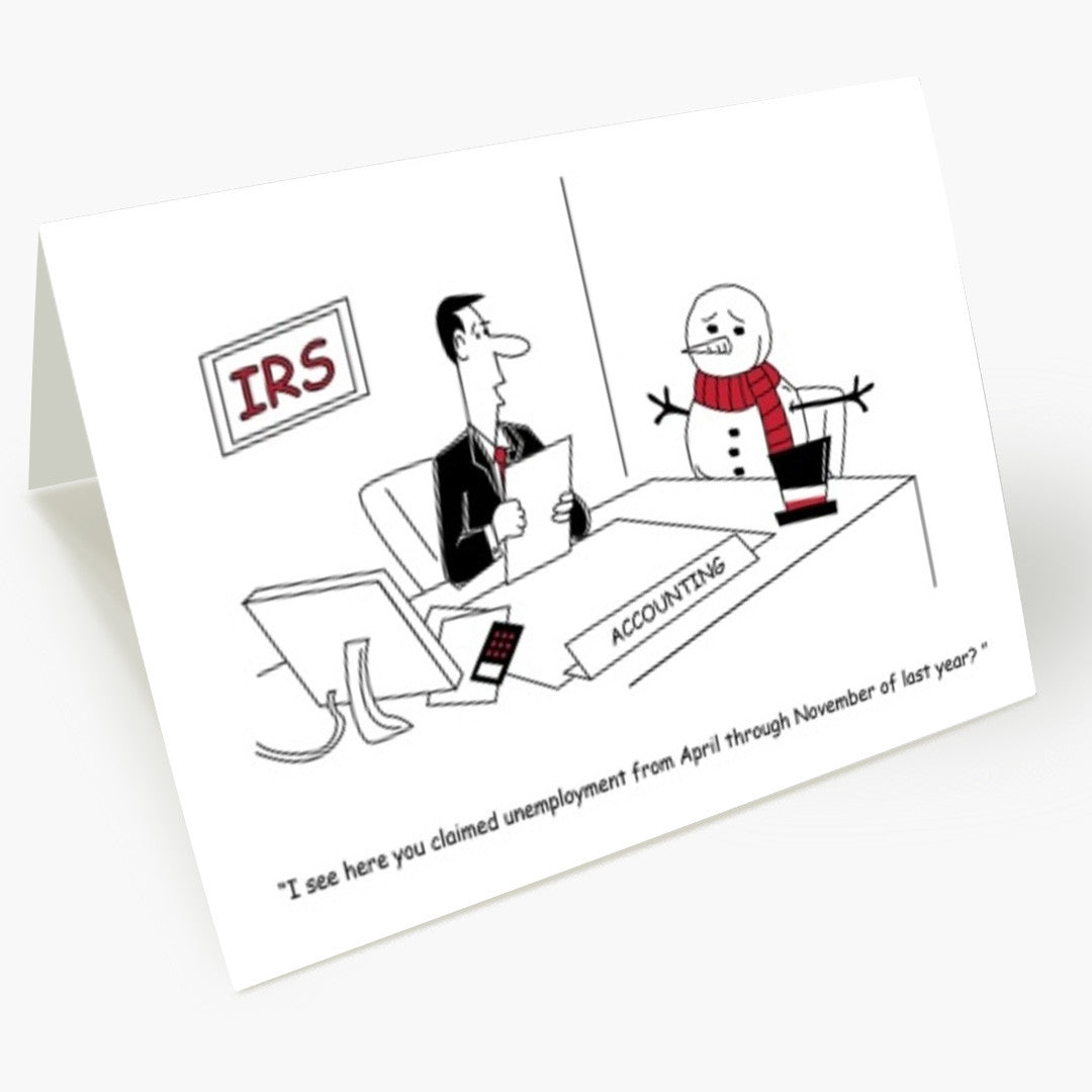 Accounting Claims Christmas Card