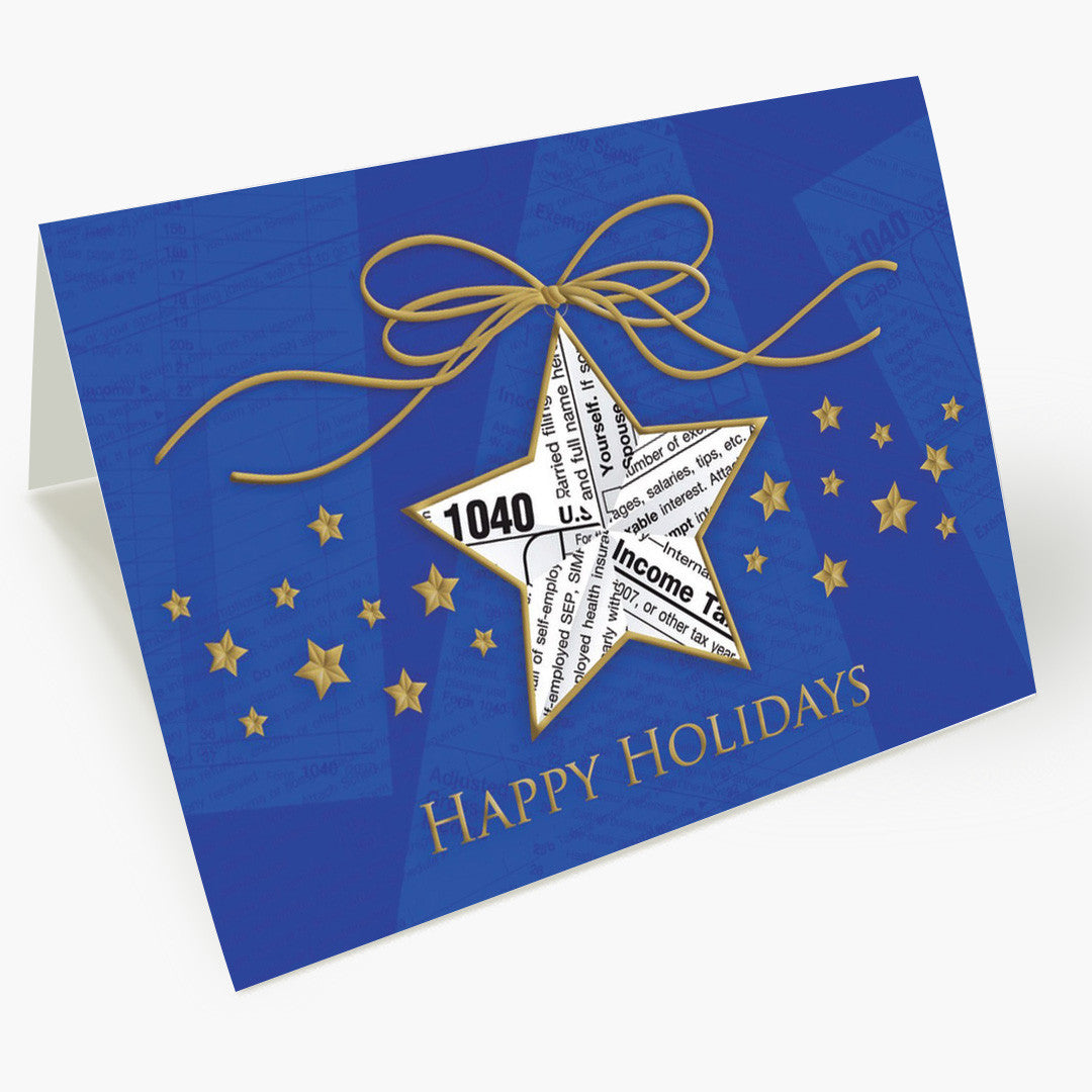 Accounting Star Christmas Card