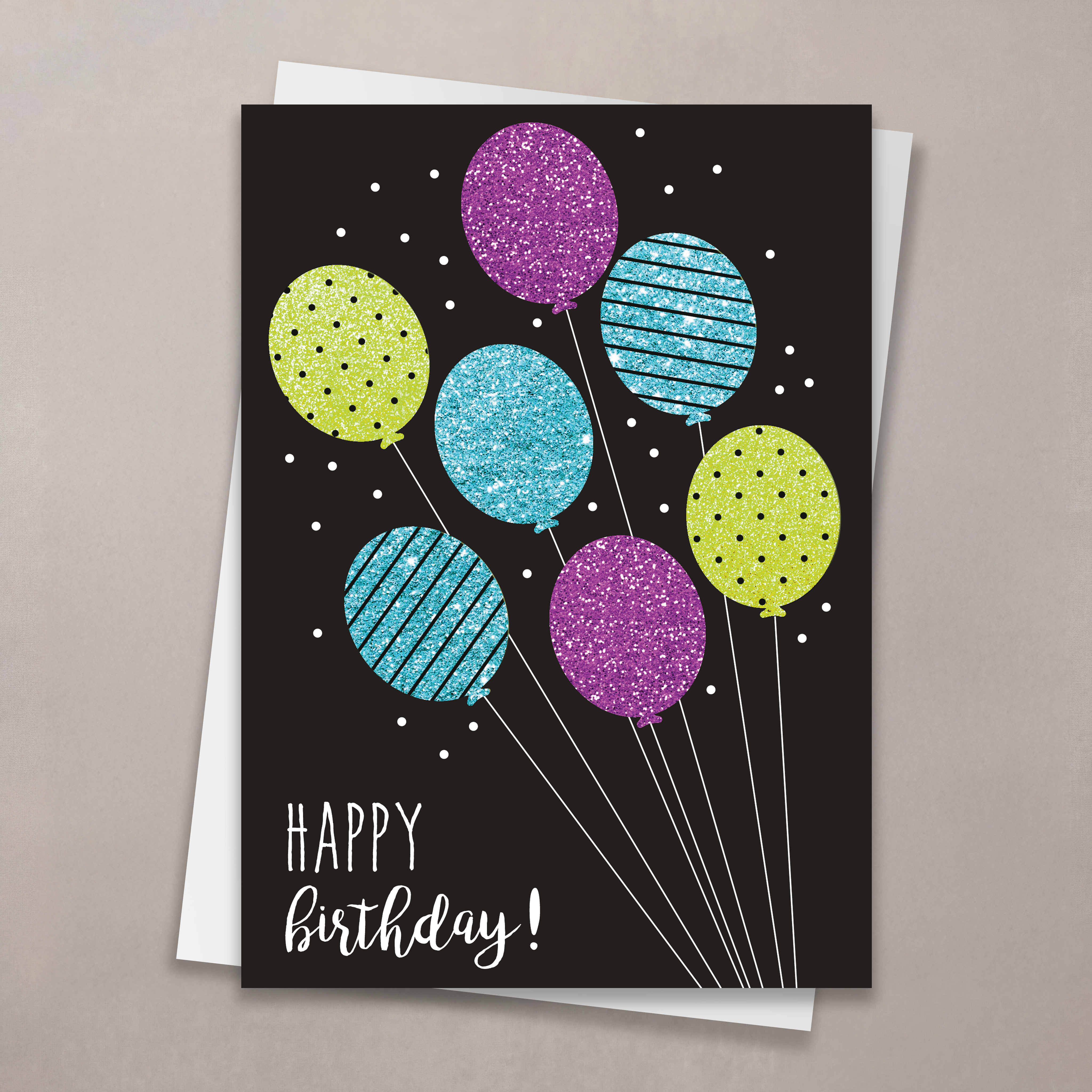 All That Glitters Birthday Card