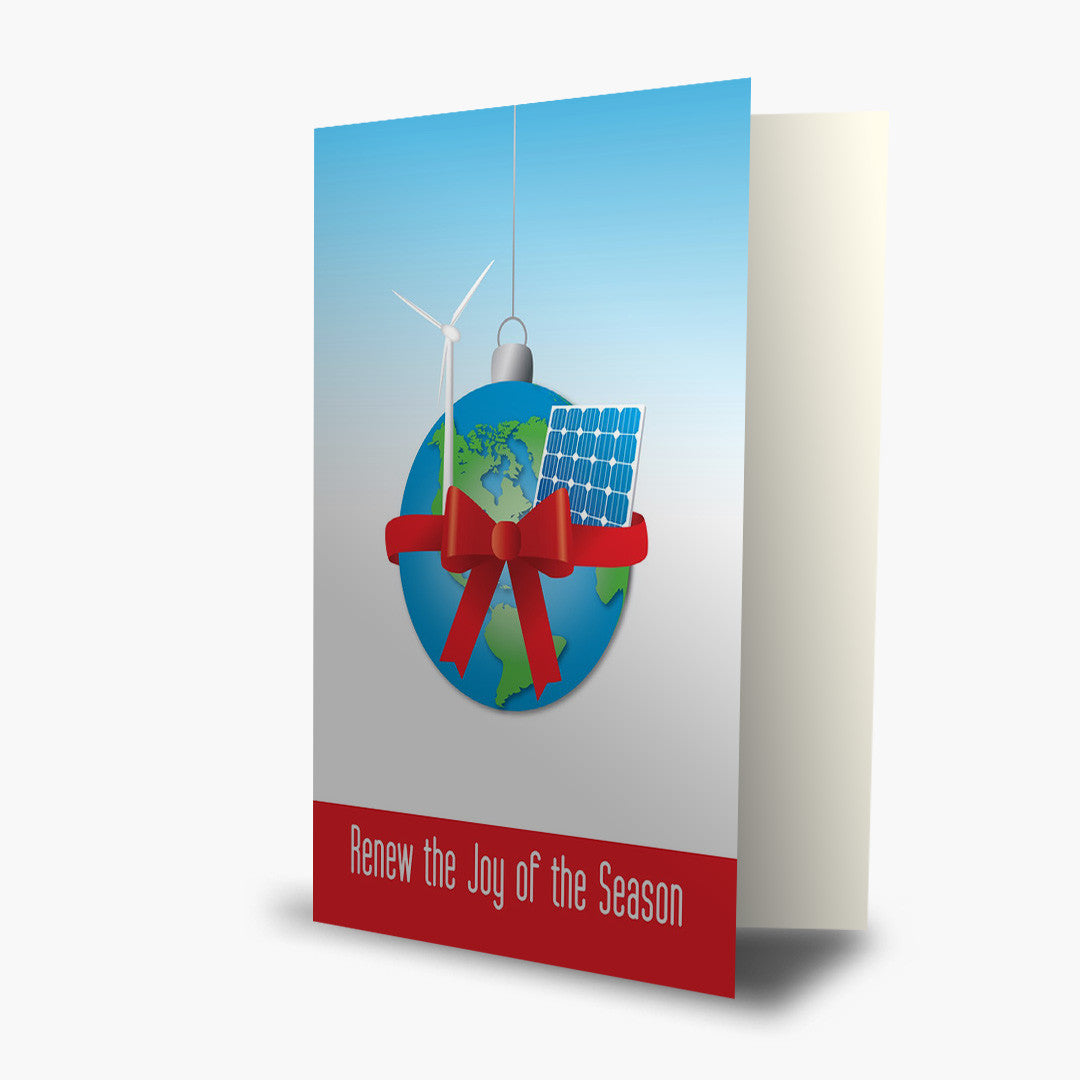 Alternative Energy Wishes Holiday Card