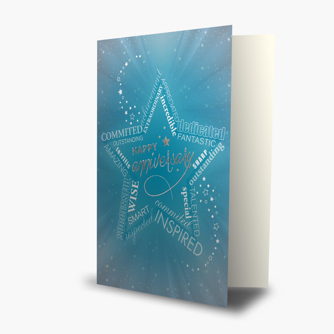 An Anniversary Star Card