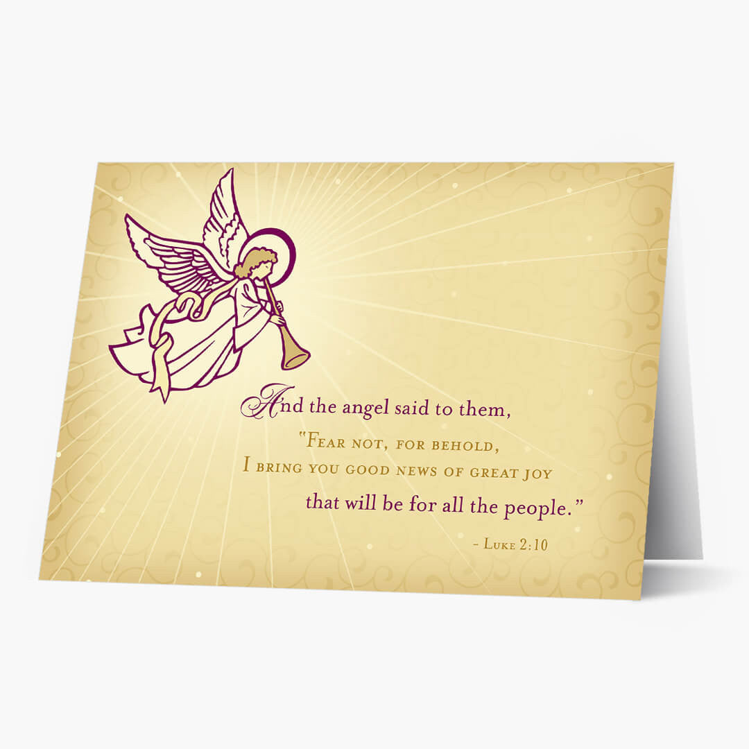 Angel Said Christmas Card