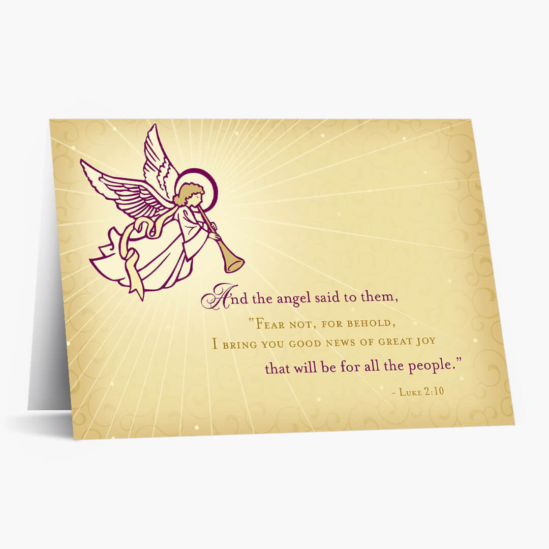 Angel Said Christmas Card