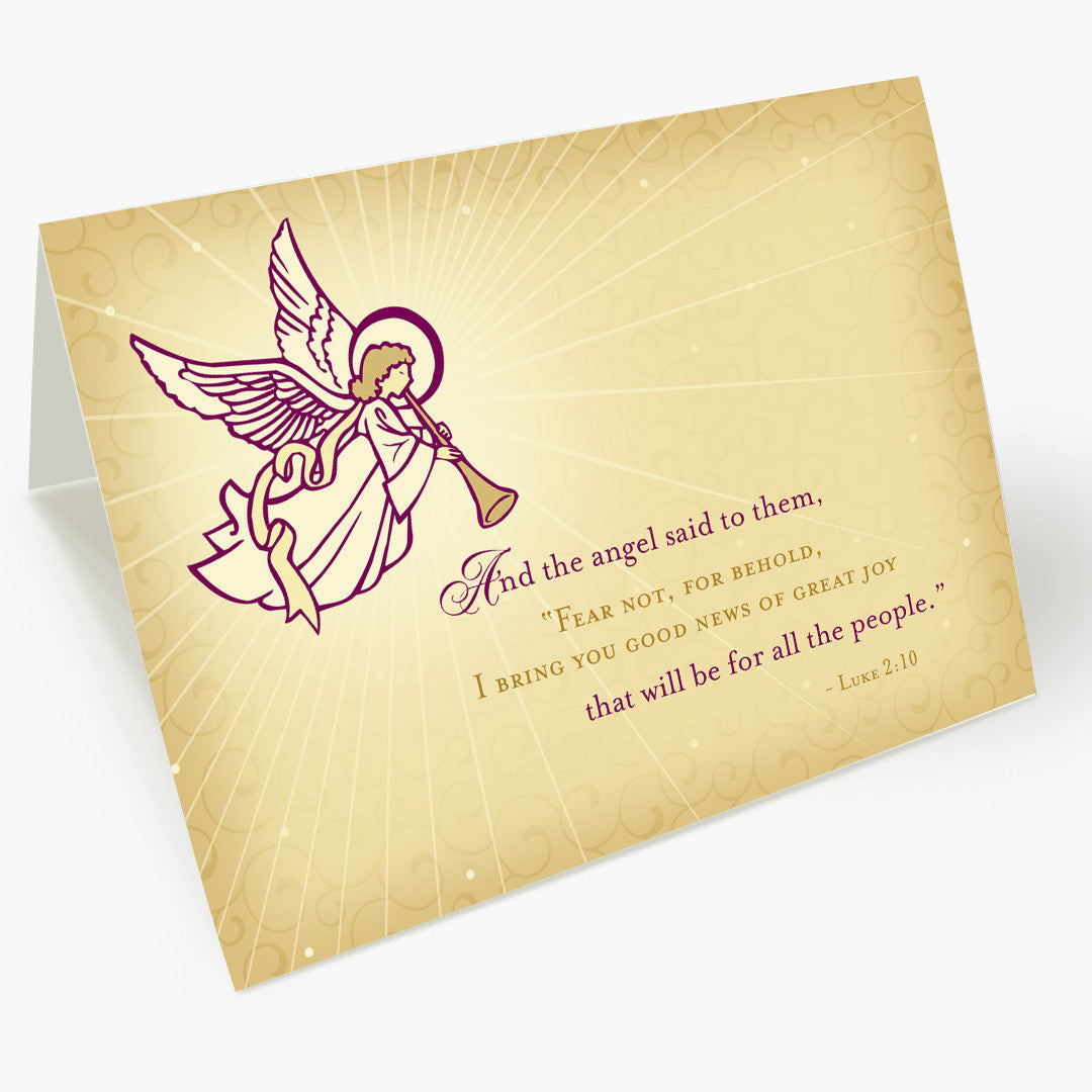 Angel Said Christmas Card