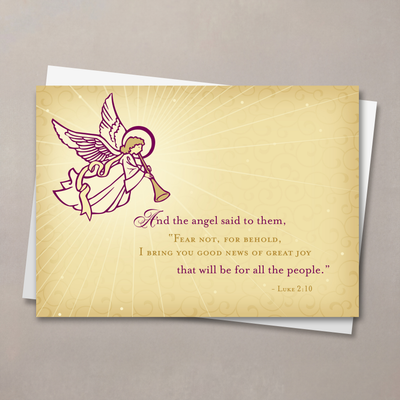 Angel Said Christmas Card